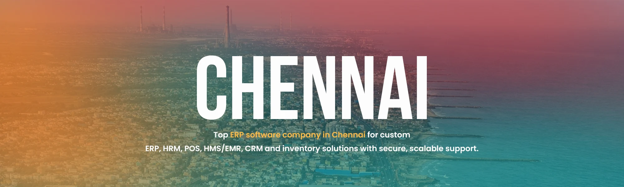 Chennai City Skyline
