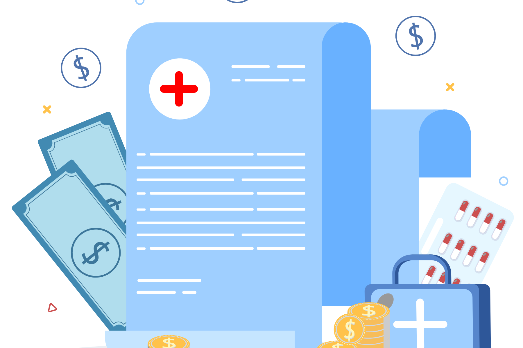 Infographic illustrating the process of managing a medical billing business, including tips and important considerations.